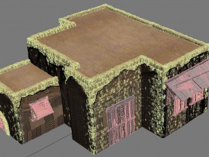 desert ancient battlefield - house 06 Model 3D