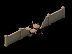 deserto antico campo di battaglia - pezzi vari Modello 3D