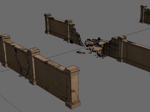 desert ancient battlefield - miscellaneous pieces 3D 모델