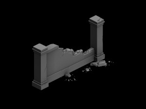 desert ancient battlefield - miscellaneous pieces 3D 모델