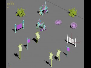 desert ancient battlefield - debris - 3D Модель