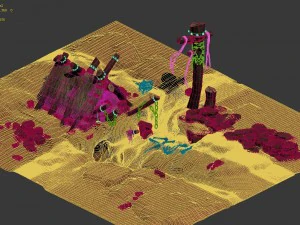 desert - monster lair 001 3D Model