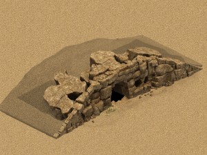 desert - monster nest 3 Model 3D