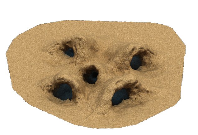 desert - monster nest 4 3D 模型 .c4d .max .obj .3ds .fbx .stl .blend 