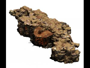 desert - monster camp 07 3D Model