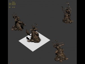 desert - stone house 02 Model 3D