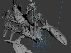 desert - scorpio 3D Model