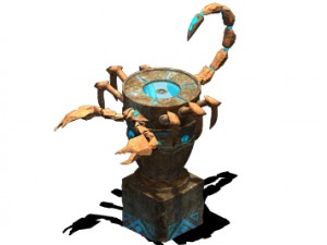 desert - scorpion stone 3D Модель