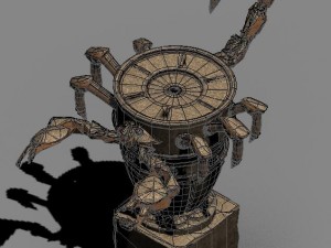 desert - scorpion stone Model 3D