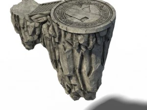 yamagata - white chishan transmission platform 3D Model