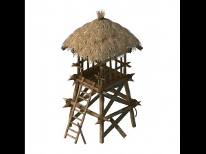 cottage tribe - watchtower 01 3Dモデル