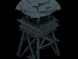 cottage tribe - watchtower 03 3Dモデル