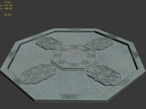 stone chamber surface-01 3D Model