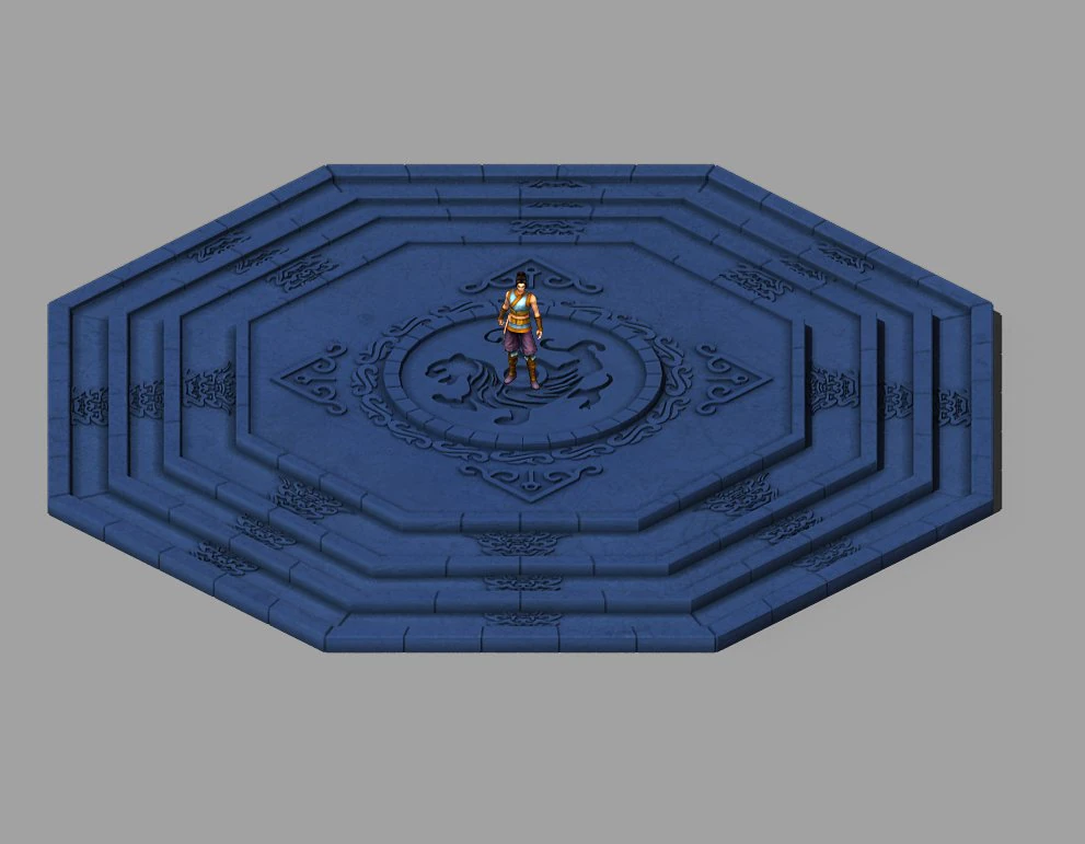 stone chamber surface -02 3D Model .c4d .max .obj .3ds .fbx .stl .blend 