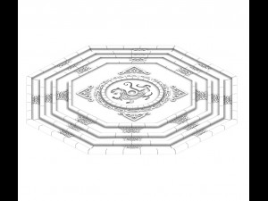 stone chamber surface -02 3D Model