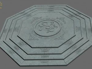 stone chamber surface -02 3D Model