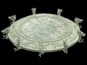 stone round chassis Model 3D