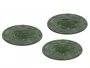 stone round chassis 02 Modello 3D