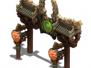 market - archives 011 3D Model