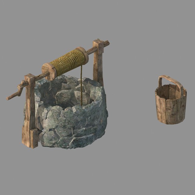 wells 043 3D 모델 .c4d .max .obj .3ds .fbx .stl .blend 