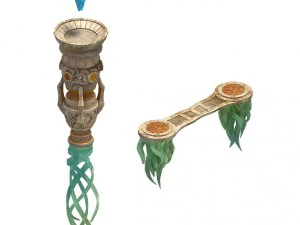 небесный город - виджеты пагоды 3D Модель