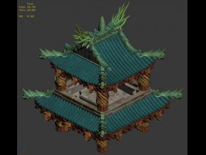sky city - tower 031 3D Model