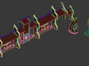 tongling tower - accessories 3D Model
