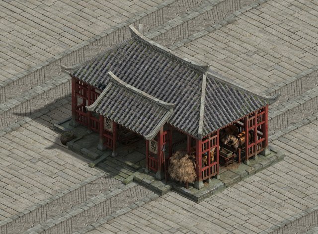 wang cheng escort - stables 3D Модель .c4d .max .obj .3ds .fbx .stl .blend 