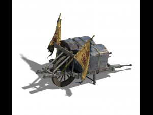 wang cheng escort - hand dart car 3D Model