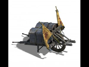 wang cheng escort - hand dart car 3D Model