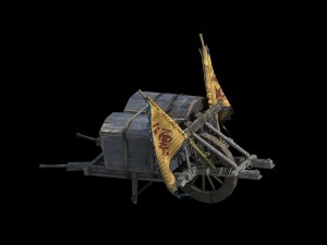 wang cheng escort - hand dart car 3D Model
