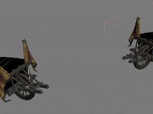 wang cheng escort - hand dart car 3D Model