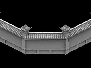 wangcheng escort - the fence - the door 3D Модель