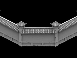 wangcheng escort - the fence - the door 3D Model