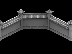 wangcheng escort - the fence - the door 3D Model