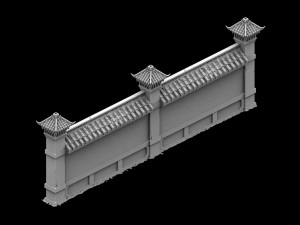 wangcheng escort - the fence - the door 3D Модель