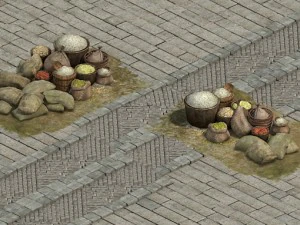 वांगचेंग स्टॉल - चावल स्टॉल 3D मॉडल