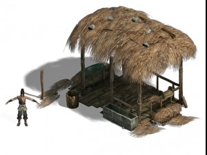 country tribe - stables 3D Модель