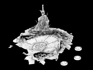 country tribe - center decoration point 3D Model
