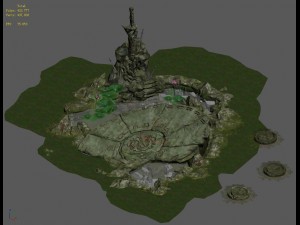 country tribe - center decoration point 3D Model
