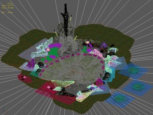 country tribe - center decoration point 3D Model