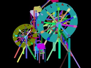 countryside riverside building - waterwheel 01 3D मॉडल