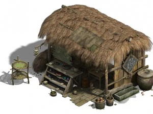 country building - drugstore 3D Model
