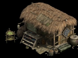 country building - drugstore 3D मॉडल