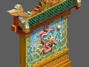novice - dragon wall 3Dモデル