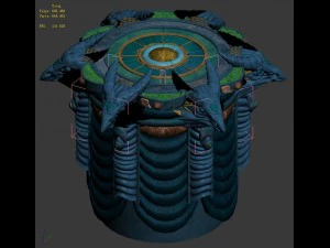 virtual days outside the temple - platform 3D Model