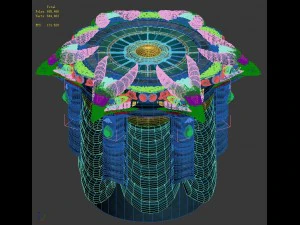 virtual days outside the temple - platform 3D Model