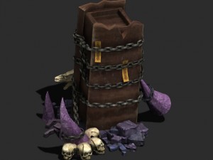 wicked grave - coffin 3D Модель