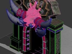 wicked grave - the door 02 3D Model