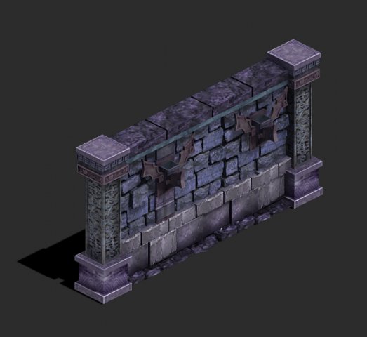 wicked grave - wall Modèle 3D .c4d .max .obj .3ds .fbx .stl .blend 